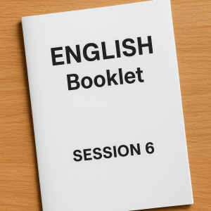 English Booklet session 6