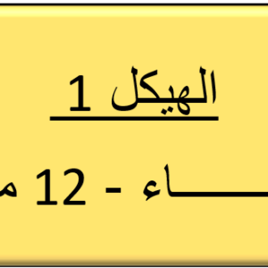 الهيكل 1 - الفيزياء - 12 متقدم