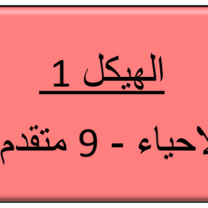 الهيكل 1 -الفيزياء - 9 متقدم