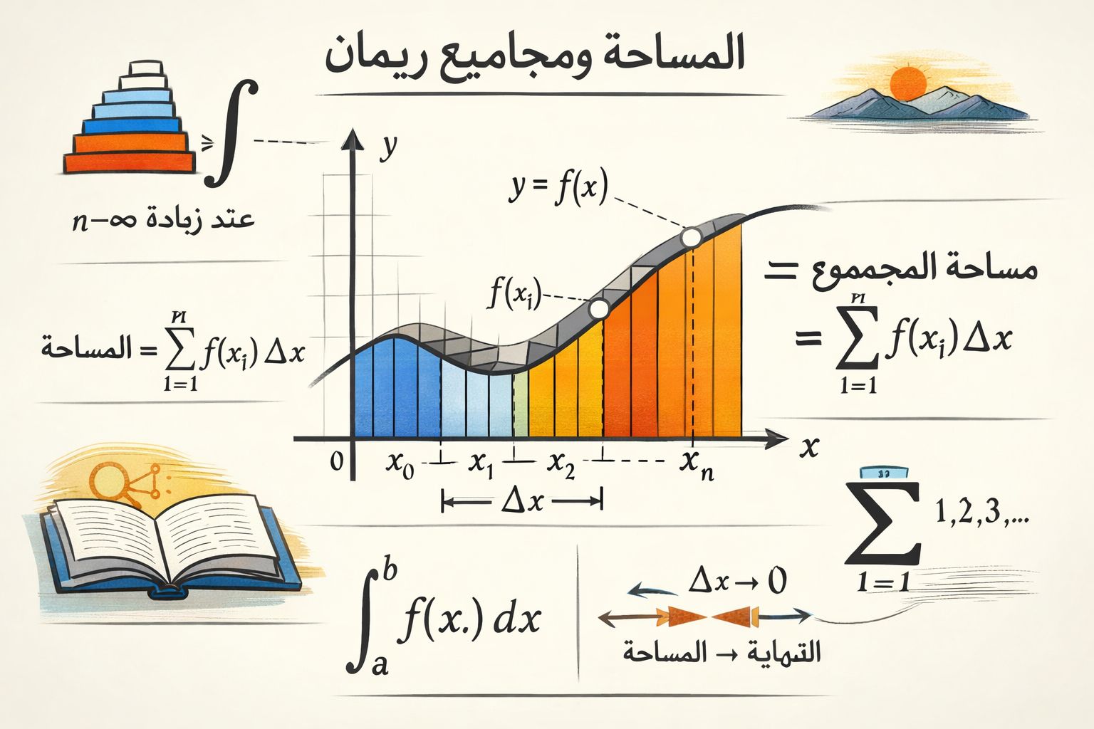 المحاضرة الرابعة – المساحة – الرياضيات – 12 متقدم – تسجيلين
