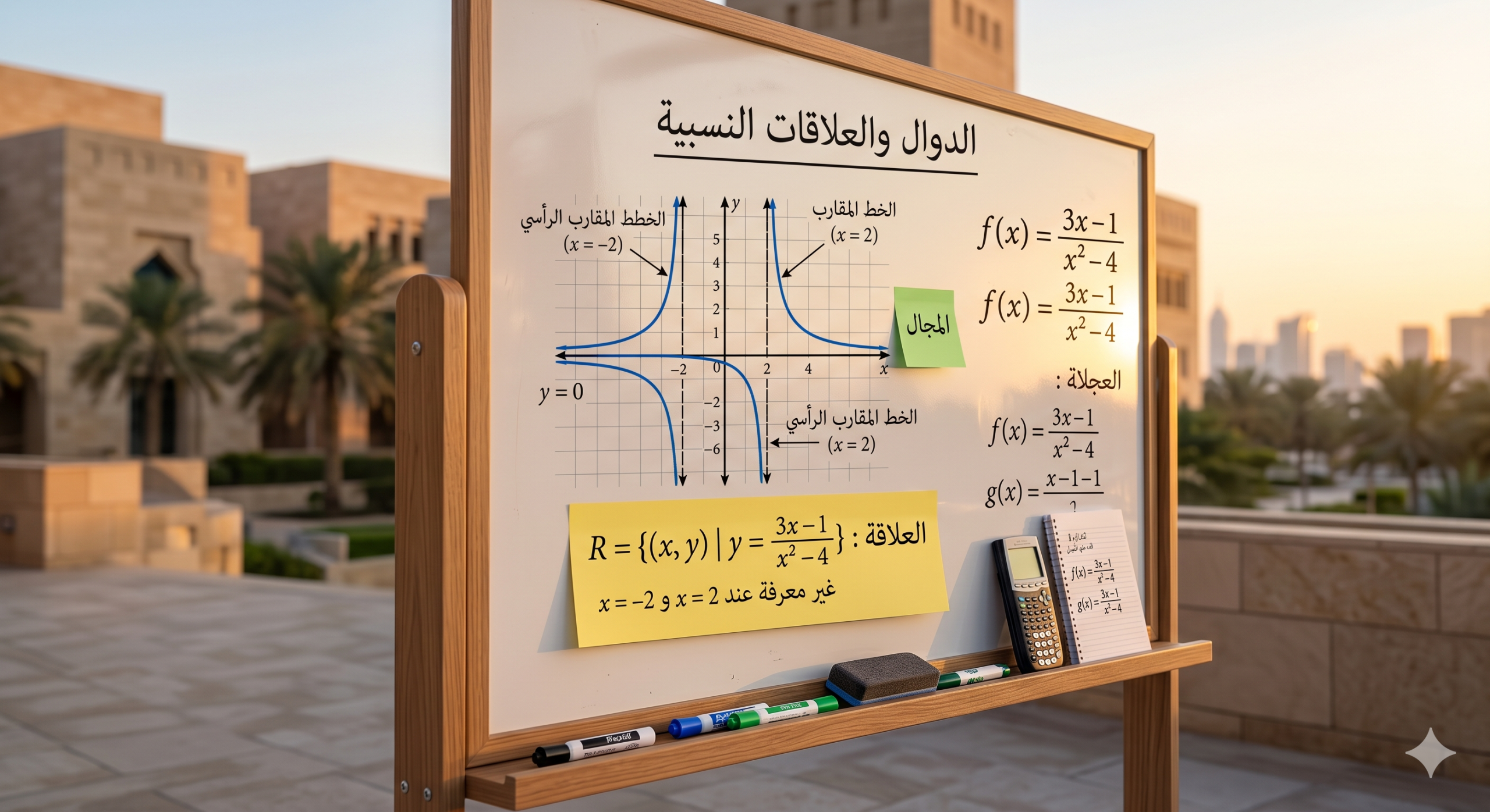 المحاضرة الخامسة – الوحدة التاسعة الدوال والعلاقات النسبية آخر ثلاث دروس – 10 متقدم – الرياضيات