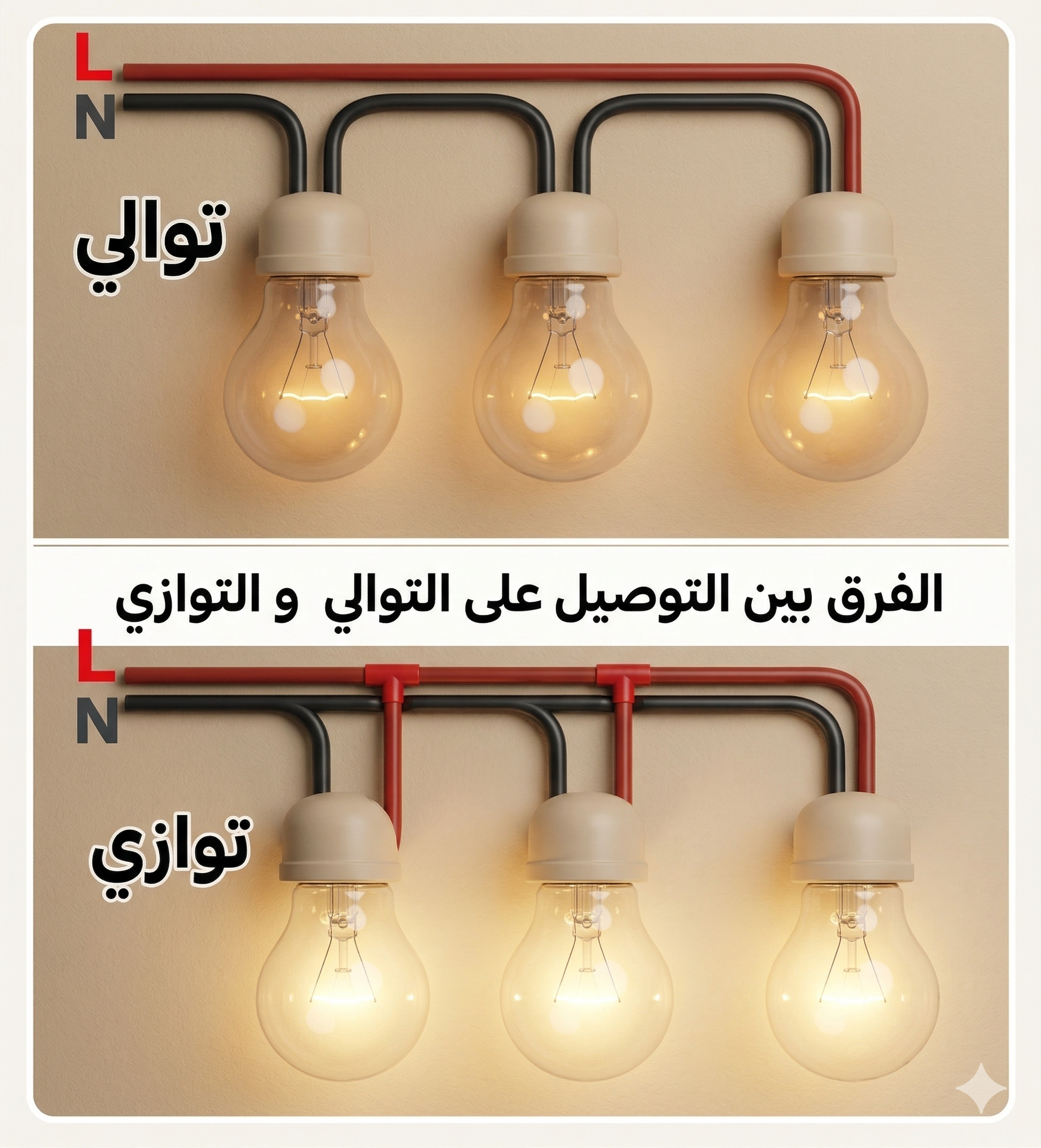 المحاضرة السابعة – تطبيق على القدرة و الطاقة فى الدوائر الكهربائية ( السطوع )- فيزياء – 12 متقدم