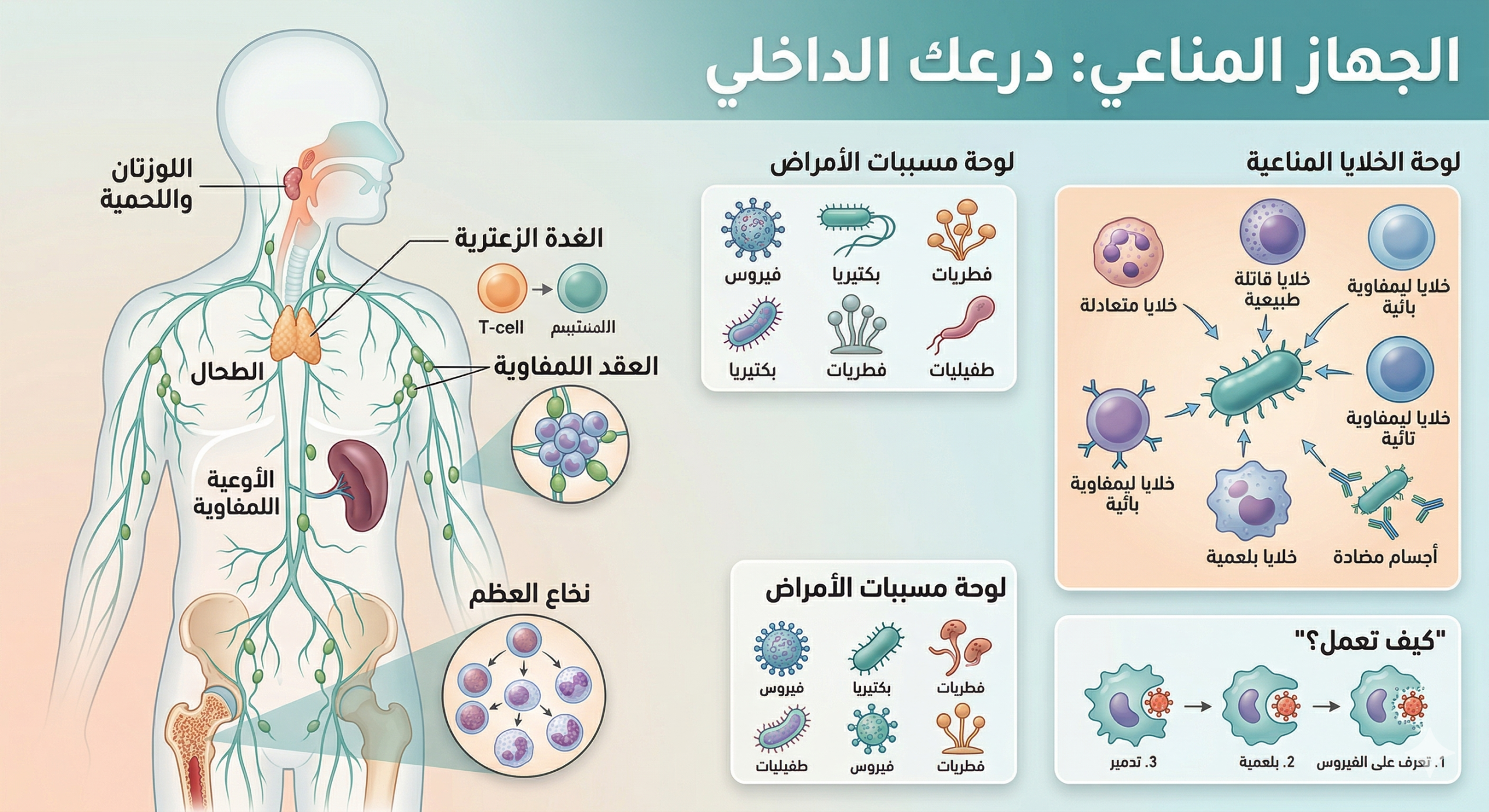 المحاضرة الاولى ” الجهاز المناعي ” -11 المتقدم – الأحياء