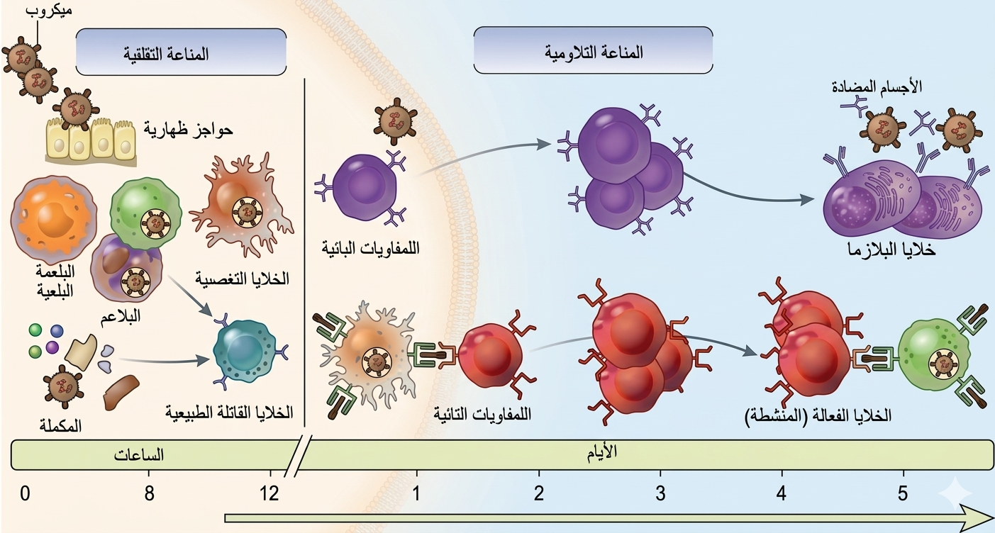 المحاضرة الرابعة – الدرس الثاني الجهاز المناعي – 12 متقدم – المجموعة A