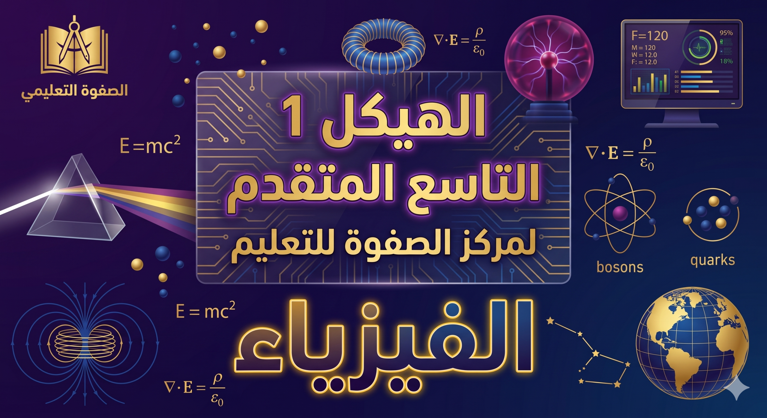 الهيكل 1 – الفيزياء – التاسع المتقدم