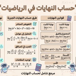 المحاضرة الثامنة -(3-2) حساب النهايات - 12 متقدم - الرياضيات