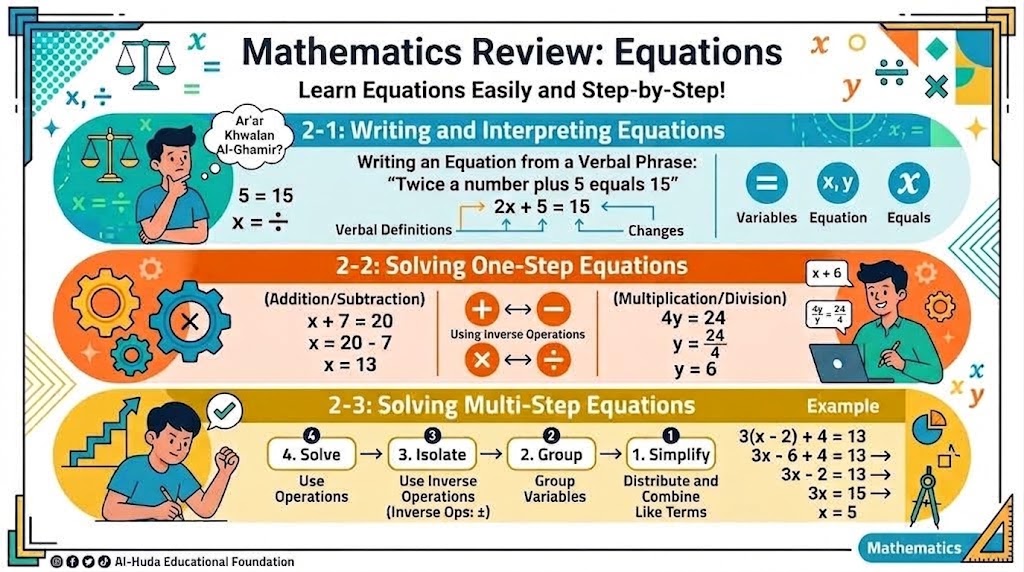 المحاضرة الأولى – 1-2 ، 2-2 , 2-3 – MATH – التاسع المتقدم