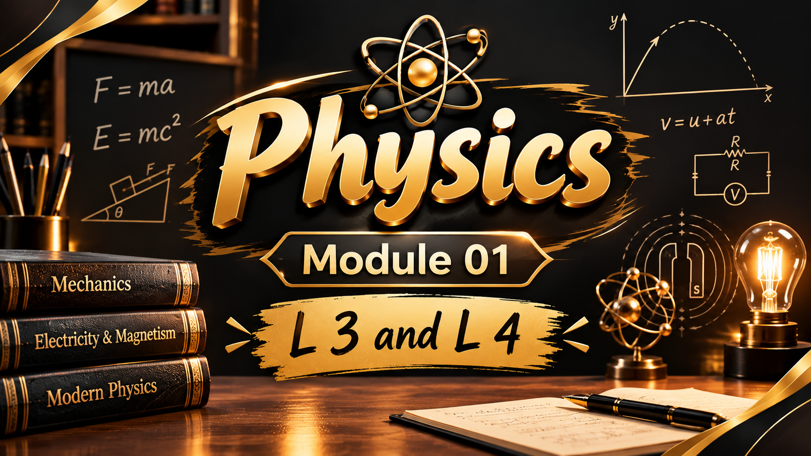 المحاضرة الثالثة – Physics_Module01 ( L 3 and L 4 ) – التاسع المتقدم