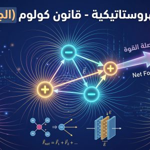 ملف - المحاضرة العاشرة - القوة الكهروستاتيكية - قانون كولوم ( الجزء الثالث) - 12 متقدم