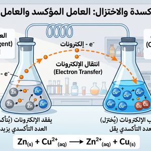 المحاضرة الثالثة - العامل المؤكسد والعامل المختزل - الكيمياء - 12 متقدم