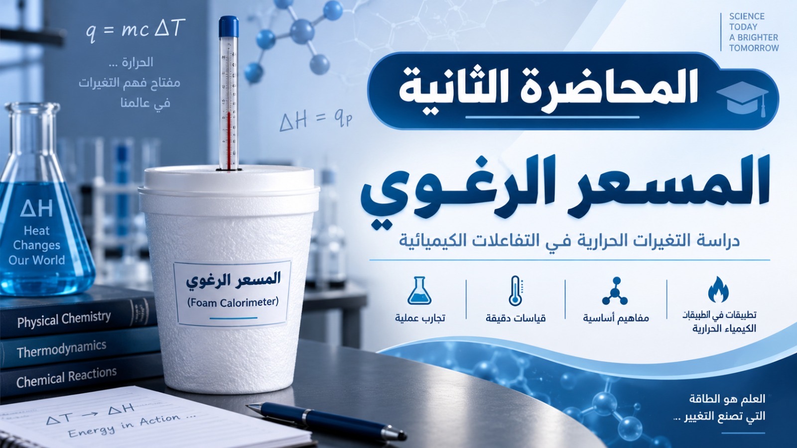 المحاضرة الثانيه – المسعر الحراري – الكيمياء – 11 متقدم